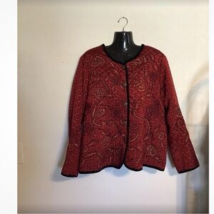 Half Moon Bay Women Jacket with Black Trim